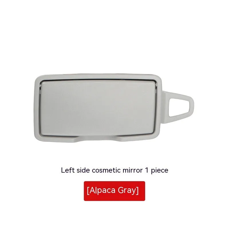 Mercedes GLE class black sun visor cosmetic mirror replacement cover measuring 215mm by 95mm.