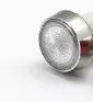 10mm stainless steel edge plastic indicator light with wire, shown in available colours: white, yellow, red, green, blue.