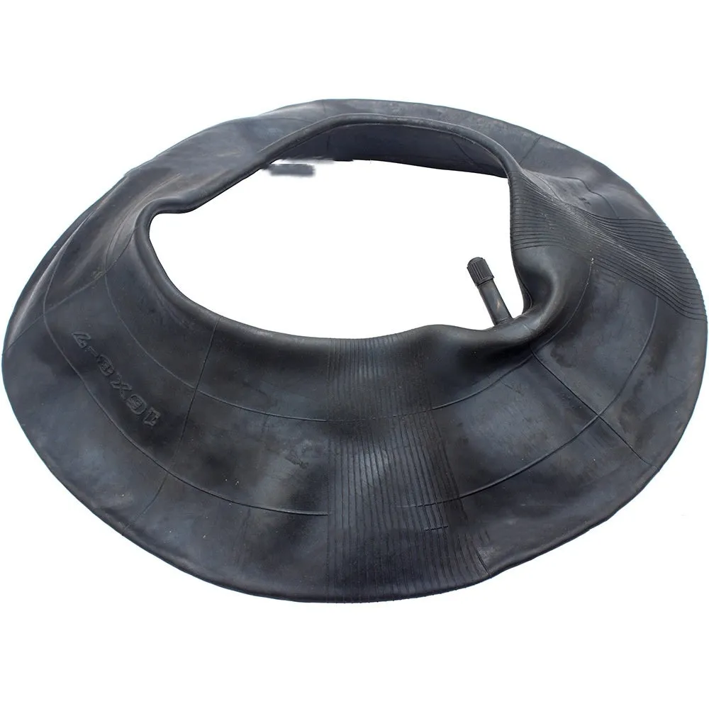 Two 16x8.00-7 inner tubes with TR13 straight valve stems and four black dust caps.