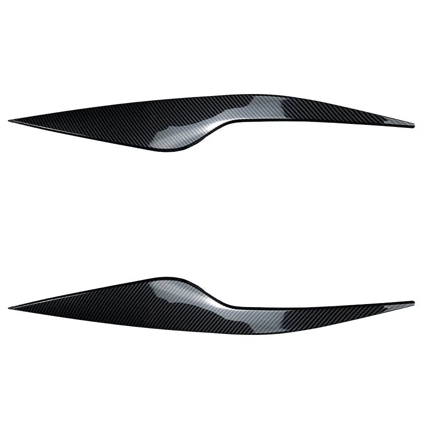 Ford Focus headlight sticker set in carbon fibre pattern or piano black finish