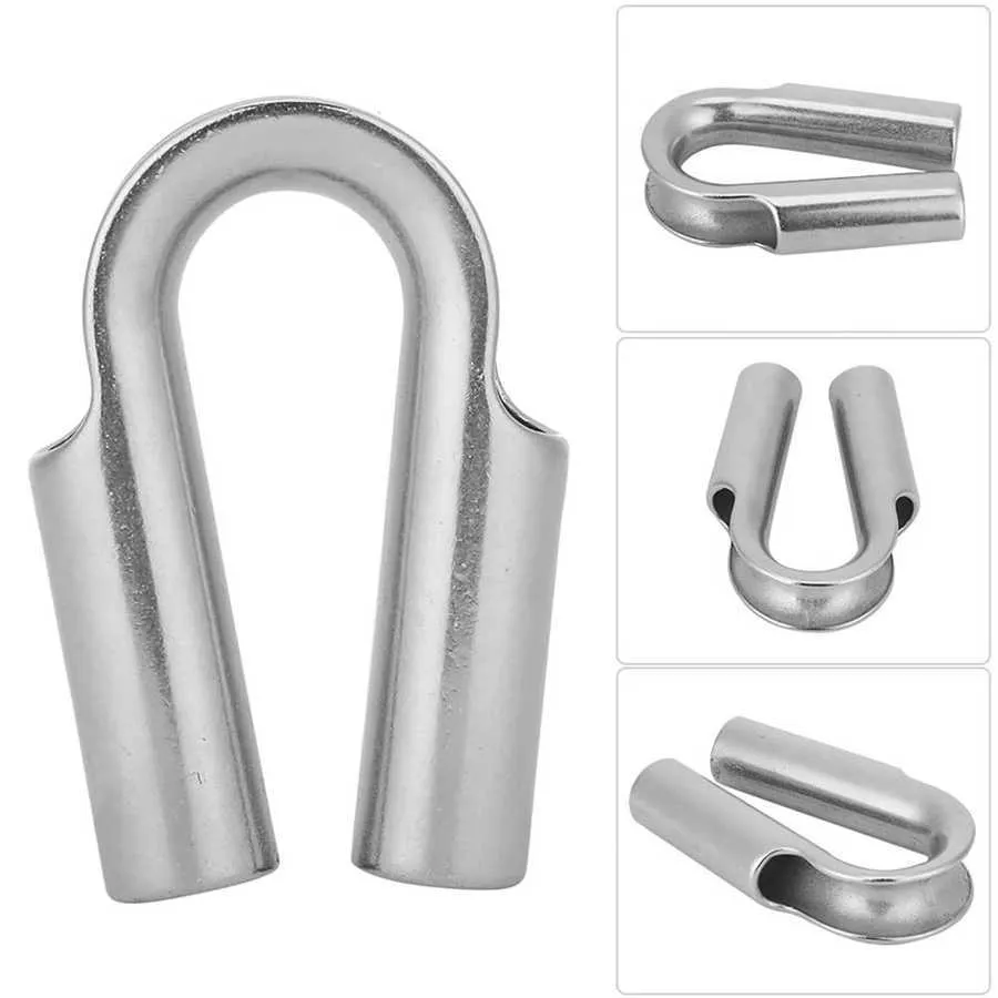 Set of stainless steel tubular chicken heart sleeve rings in various sizes on a workbench.