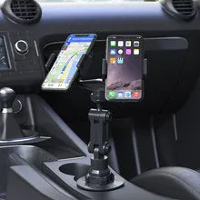 Silicone automobile phone holder in Peak-X5 colour for car and desktop mobile device mounting