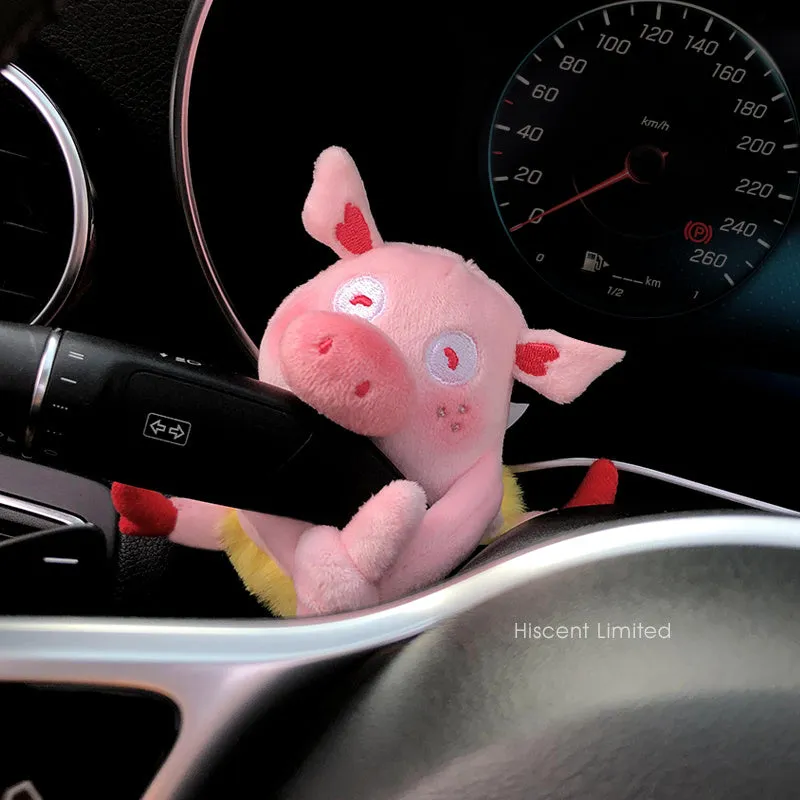 Cotton cartoon pilot dog car seat block decoration doll on vehicle seat