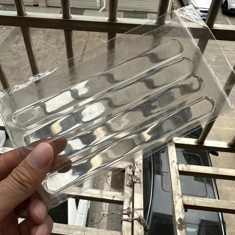Transparent 3D car door handle bowl protection stickers set of 4 pieces