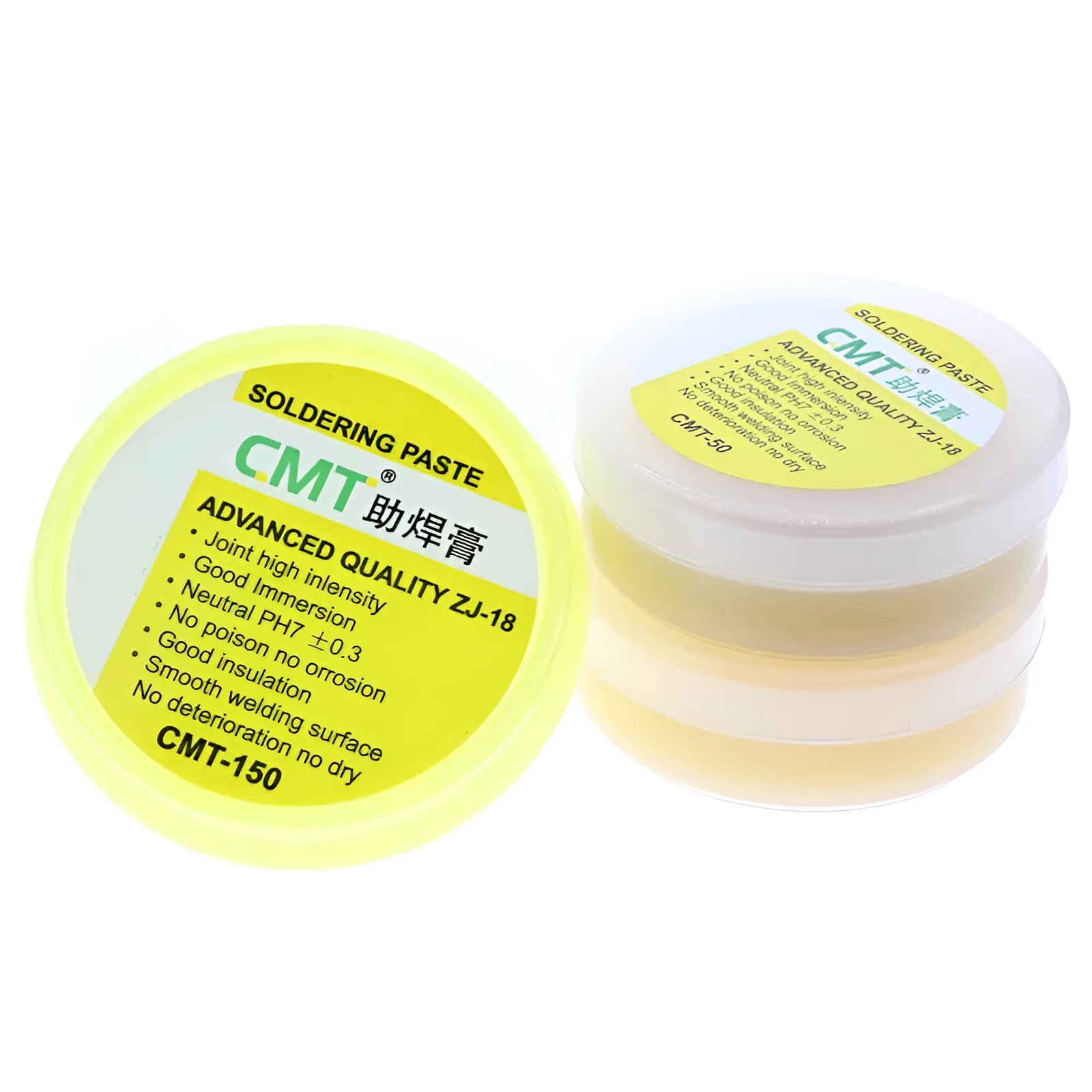 High purity rosin soldering flux in paste form for electric soldering iron use