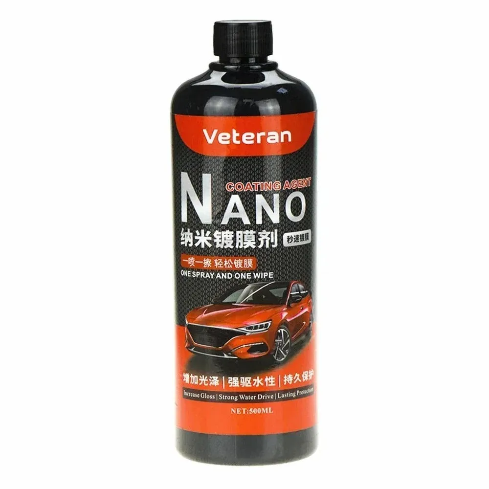 Automotive coating agent liquid in hand spray bottle for car paint protection