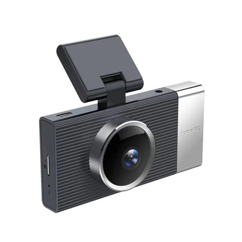 Wi-Fi connected driving recorder with a 3-inch screen and multiple lens options for car front, interior, and rear.