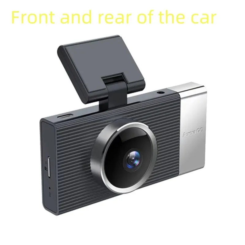 Wi-Fi connected driving recorder with a 3-inch screen and multiple lens options for car front, interior, and rear.