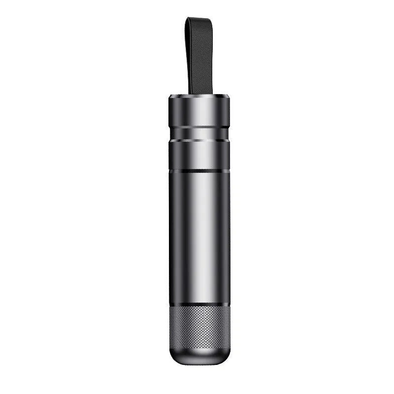 Aluminium alloy car safety hammer with seatbelt cutter and LED torch in 20x88mm size