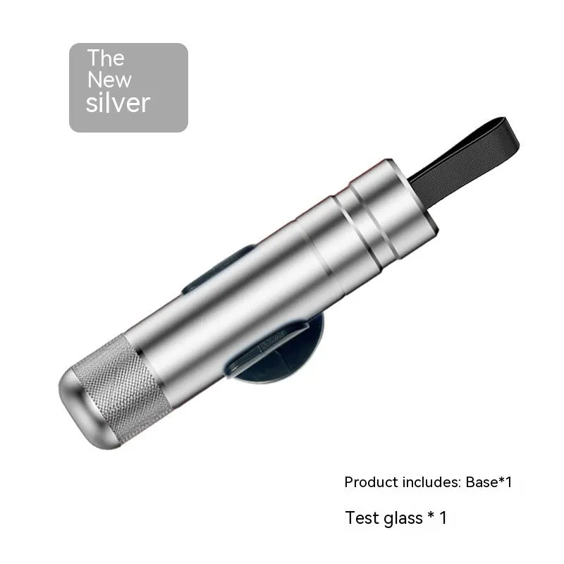 Aluminium alloy car safety hammer with seatbelt cutter and LED torch in 20x88mm size