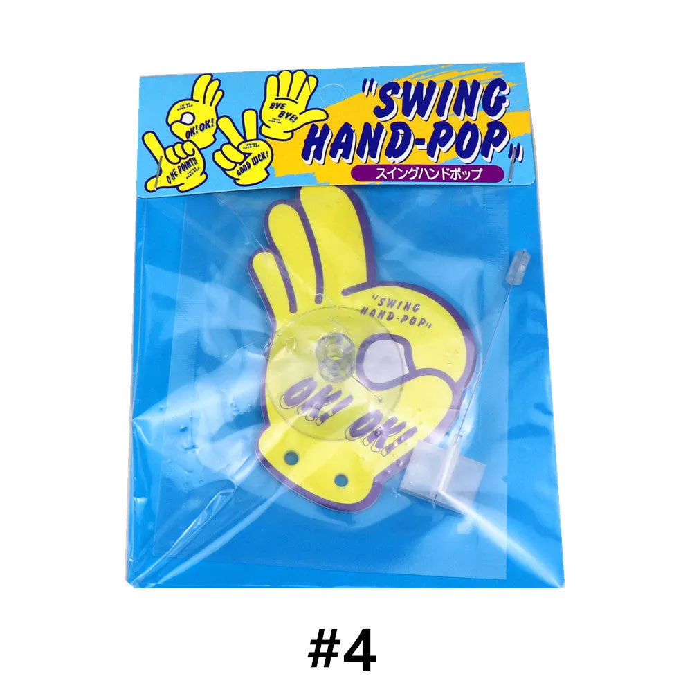 Car dynamic swing jasmine green tea aromatherapy pendant with cartoon swing hand in multiple colours
