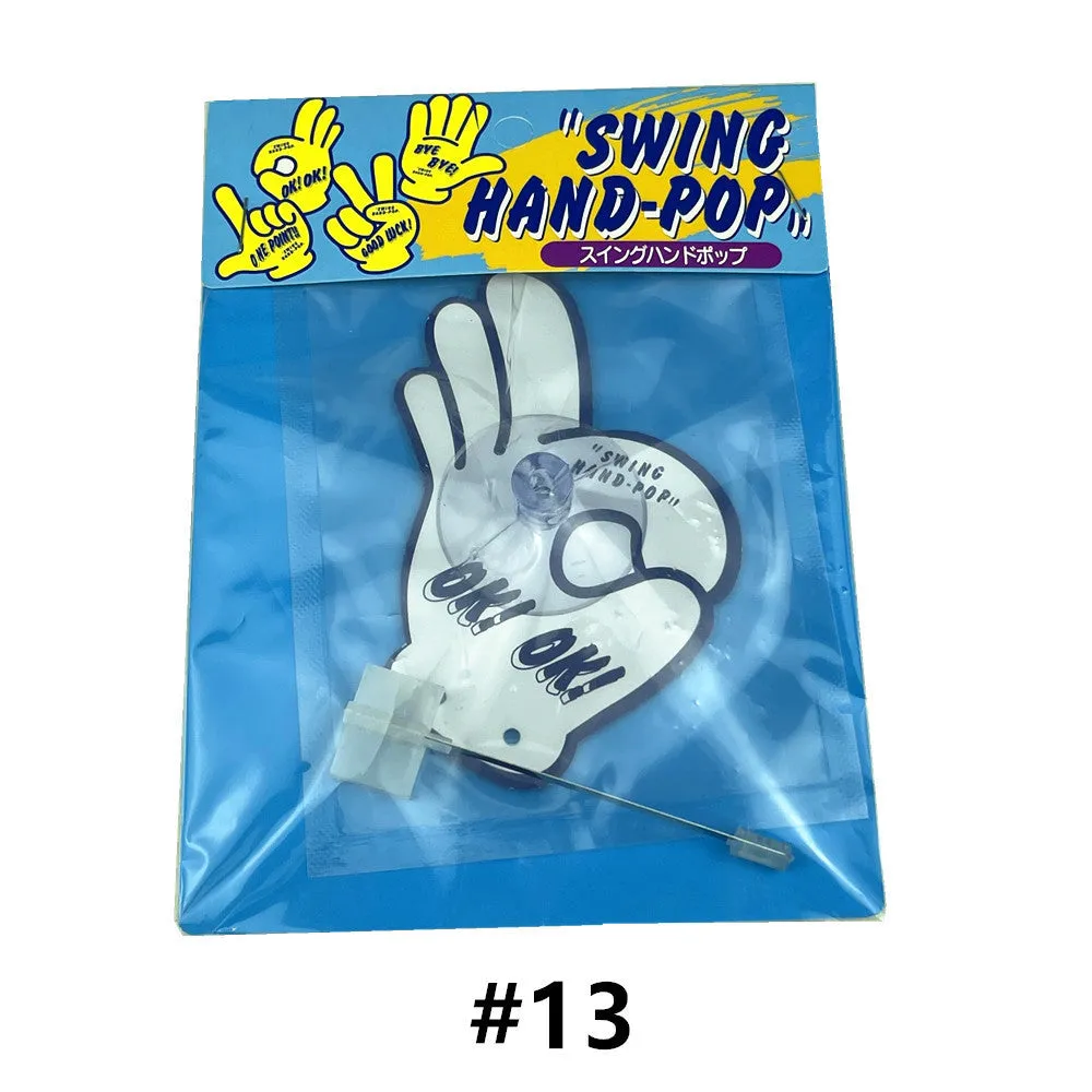 Car dynamic swing jasmine green tea aromatherapy pendant with cartoon swing hand in multiple colours