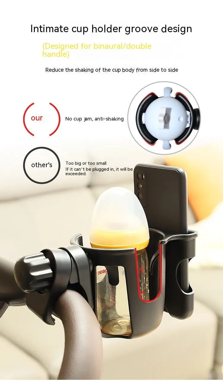 Universal ABS plastic car cup holder in black, green or pink colour options