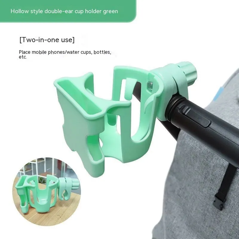 Universal ABS plastic car cup holder in black, green or pink colour options