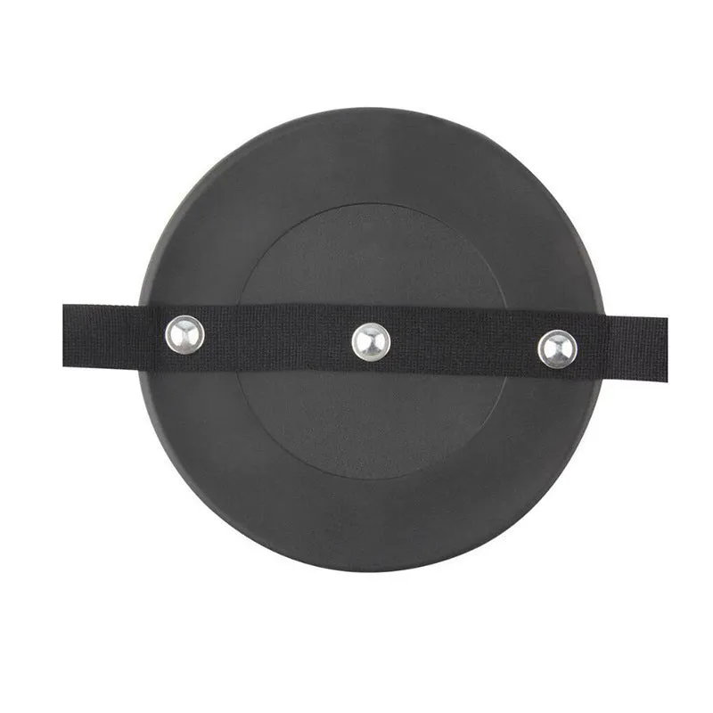 Black baby safety seat rearview mirror with 17cm glass and adjustable ribbon for car installation