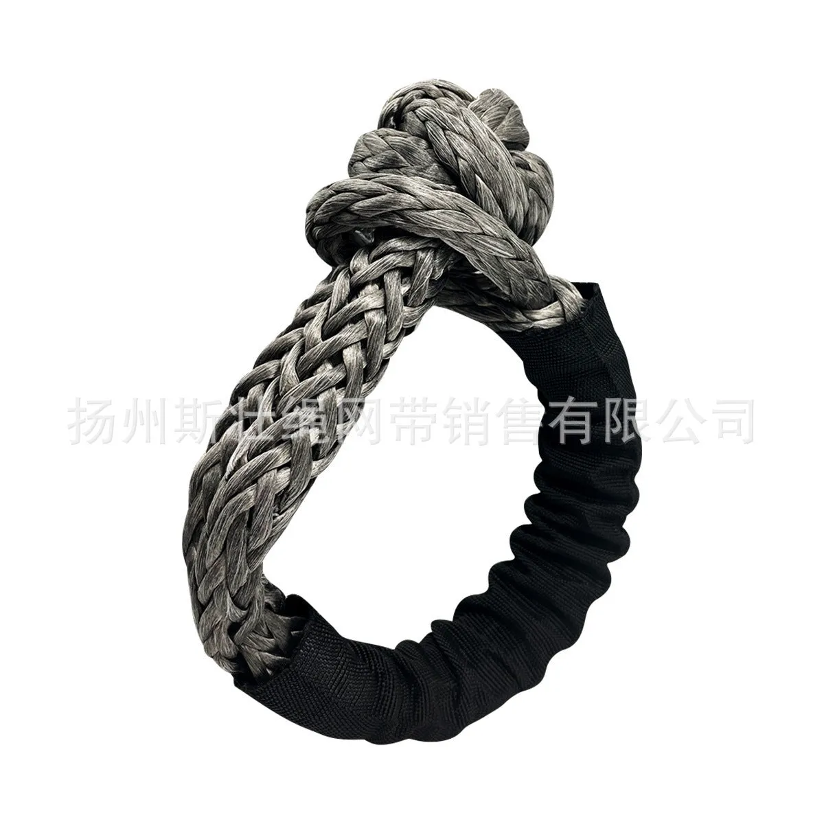 Polymer soft shackle trailer rope in various colours with 12mm diameter and 17-tonne load capacity