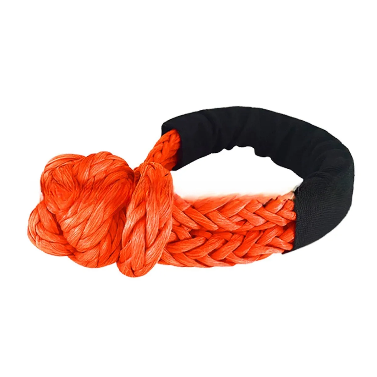 Polymer soft shackle trailer rope in various colours with 12mm diameter and 17-tonne load capacity