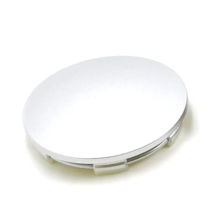 65mm diameter ABS plastic car hub centre cover with aluminium label in antique copper finish