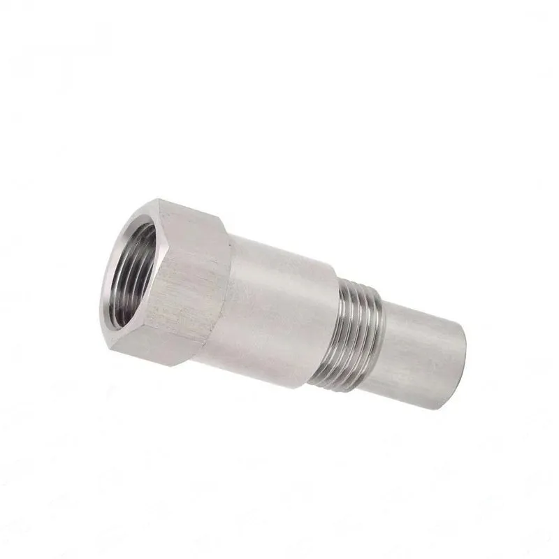 304 stainless steel oxygen sensor adapter with three-way catalyst connector for automotive use