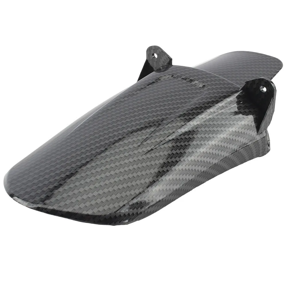 Carbon fibre motorcycle rear shock absorber fender for light bee scramblers