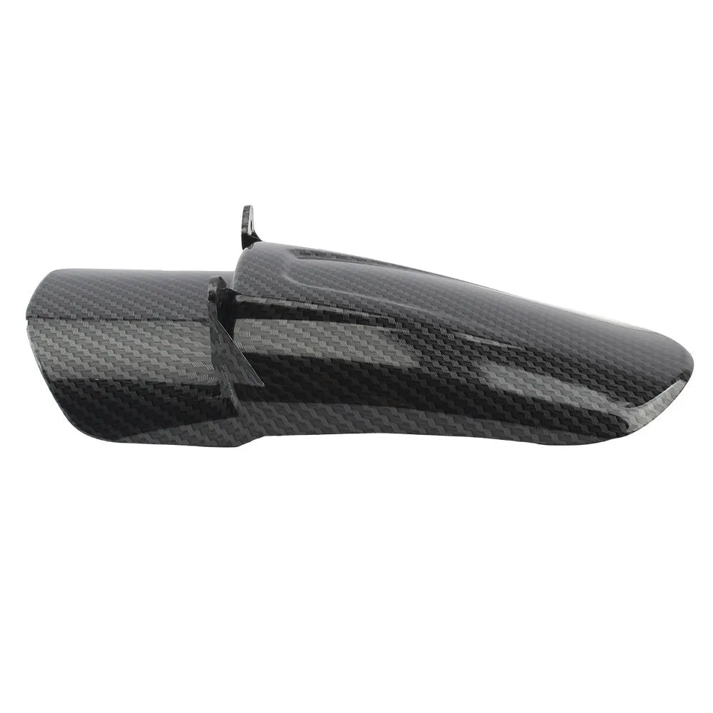 Carbon fibre motorcycle rear shock absorber fender for light bee scramblers
