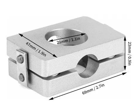 Silver metal LSD conversion board for Honda Civic 90-02 and BMW E36 differential upgrade.