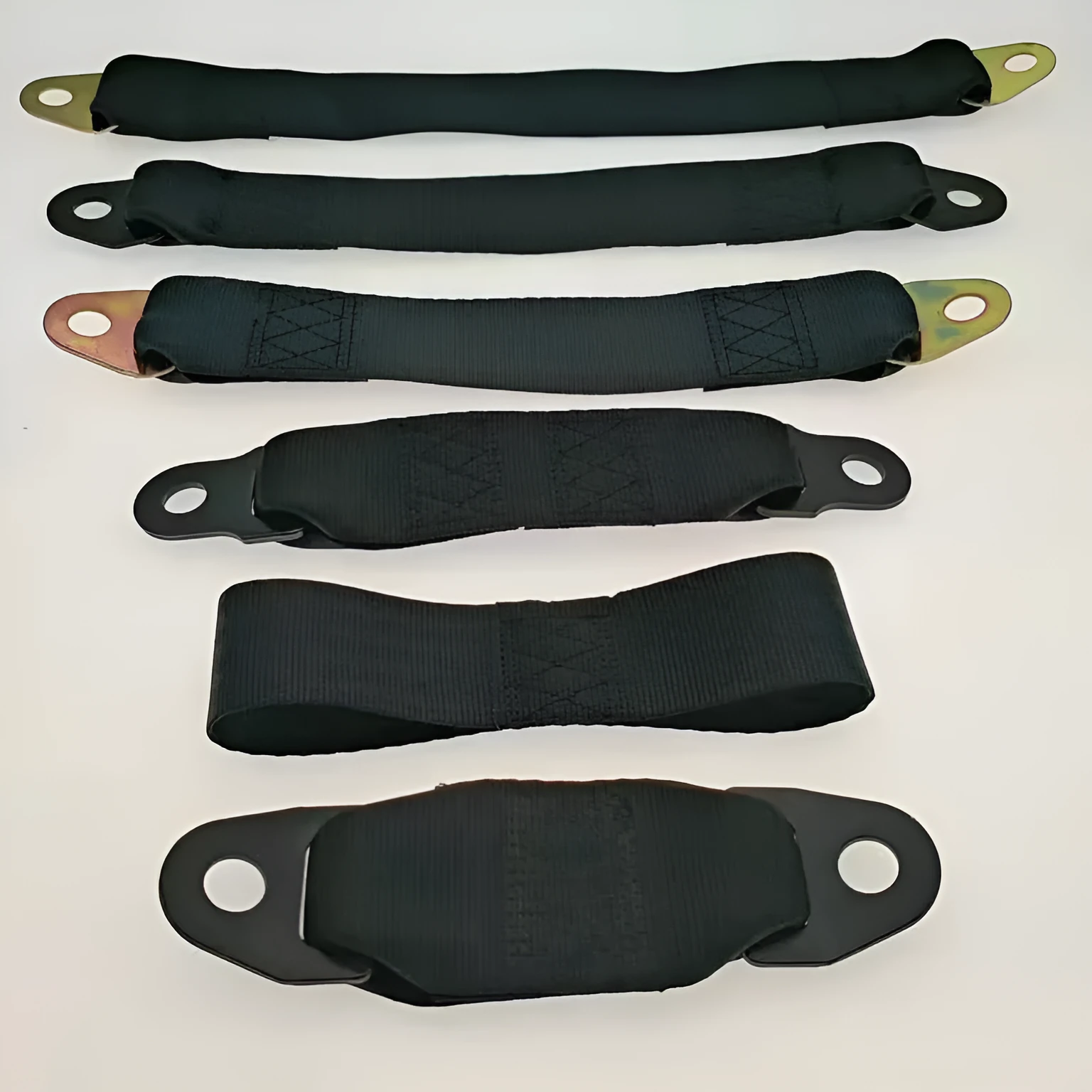 Electric door limit fixing strap showing butterfly, luxury and ordinary belt style options