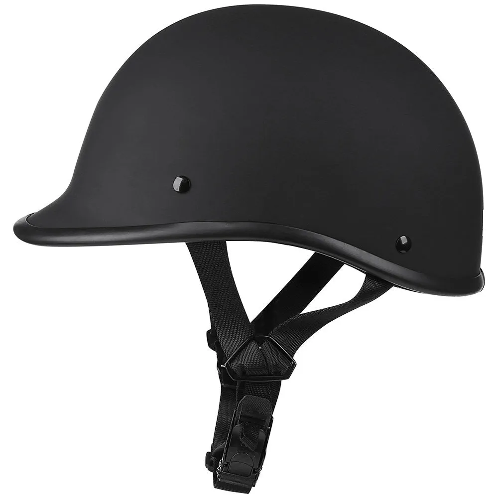 Retro style motorcycle helmet with ABS construction in multiple colour options