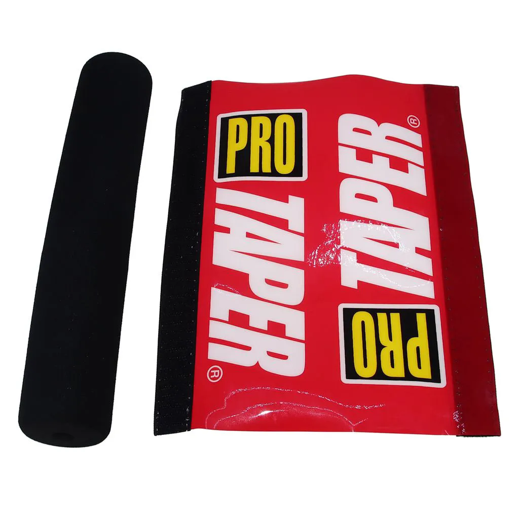 25cm diameter motorcycle chest protector cover in blue, red or black colours for off-road vehicle protection