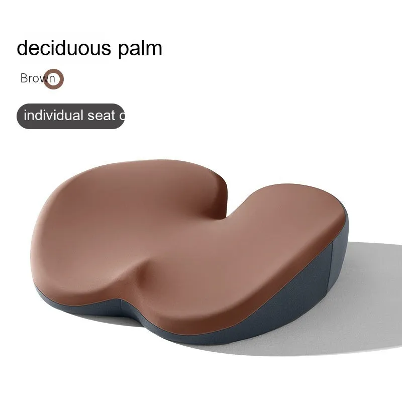 Car seat cushion and separate lumbar support pad set shown in available colours.