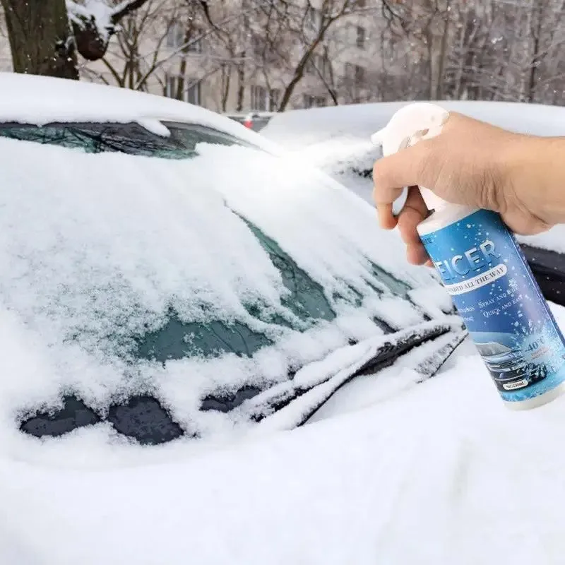 250ml car snow melting deicer spray bottle for windscreen and glass de-icing in winter