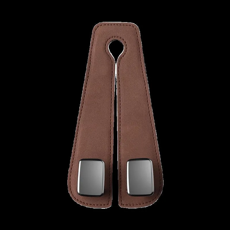Car seat flip hook with soft fur cushion for rear row hidden storage organisation