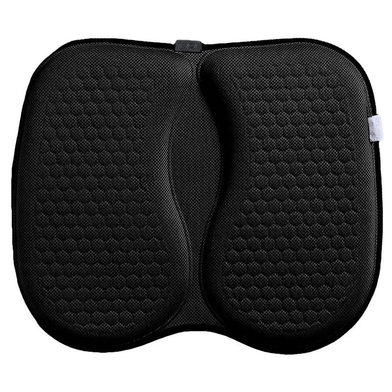 Gel car seat cushion with honeycomb pattern in a choice of six colours on a car seat
