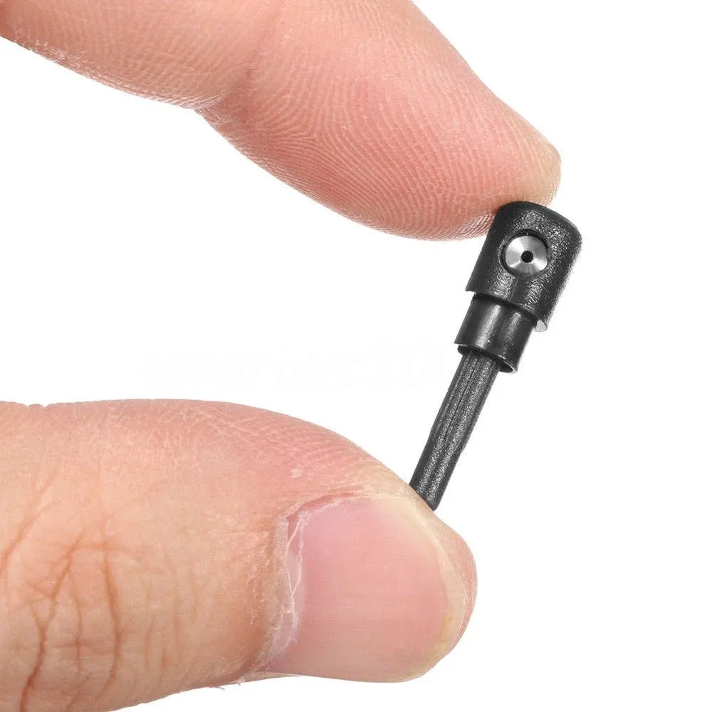 Black rear windshield washer nozzle for Volkswagen Golf and Audi Skoda cars