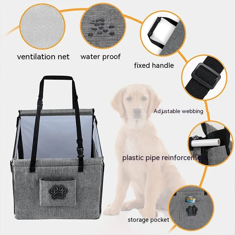Oxford cloth dog pet crate with extension panel in black, grey or brown colour options