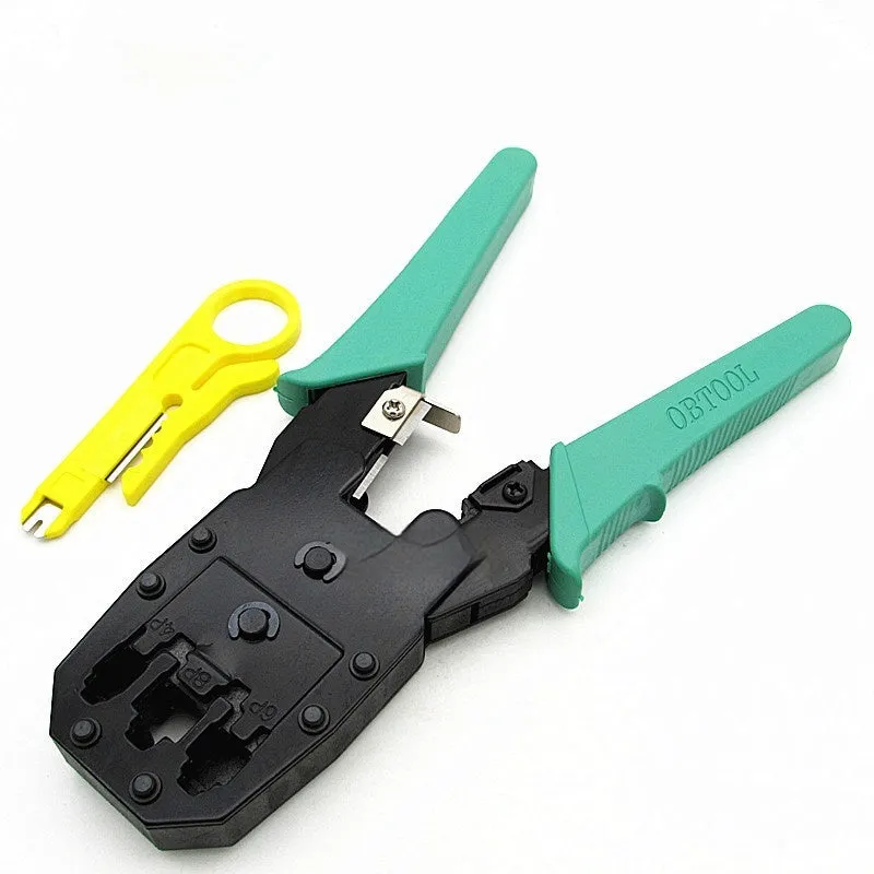 SZ-315 network cable crimping pliers with rubber handles measuring 160mm length