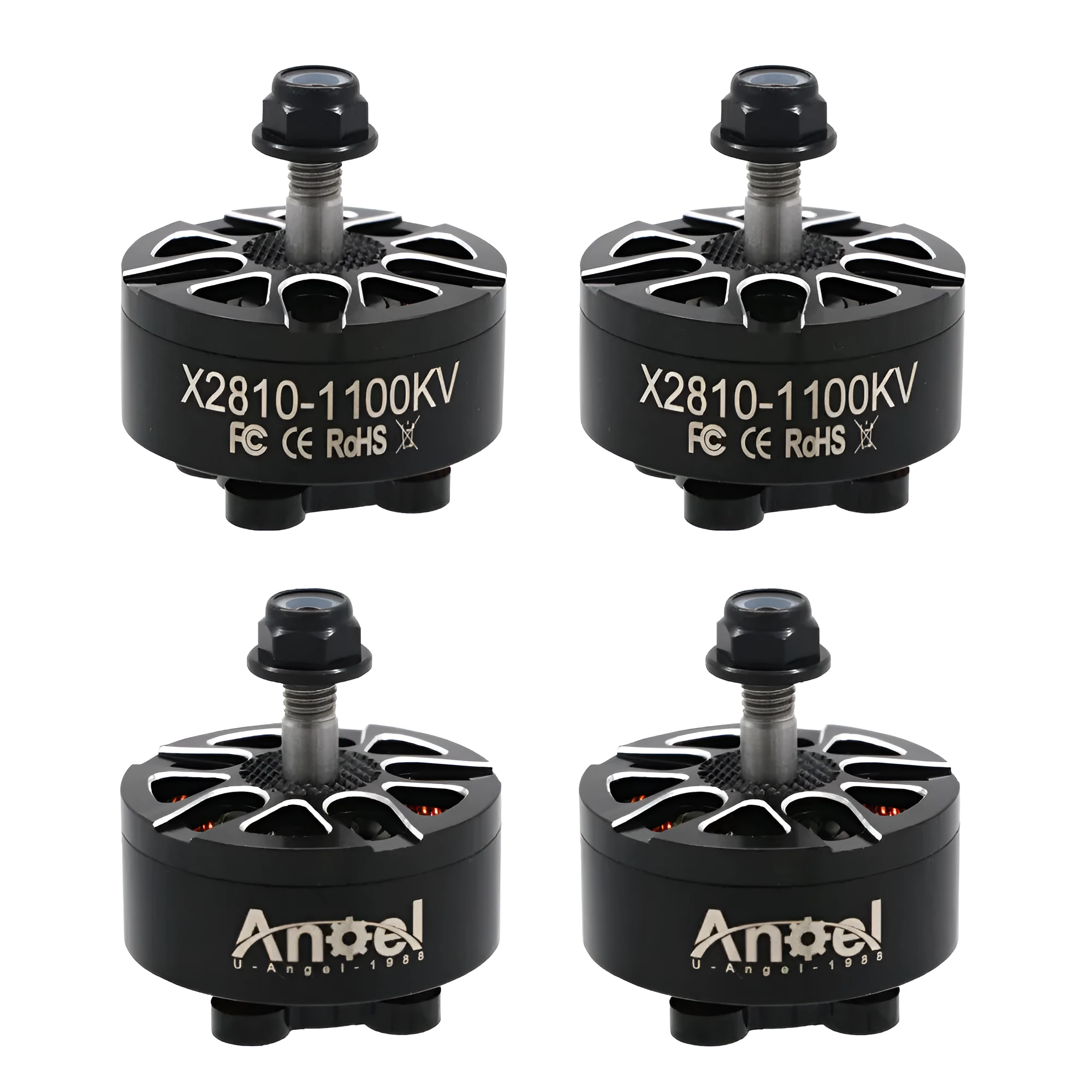 Multi-axis flight model motor with metal construction and three KV specification options