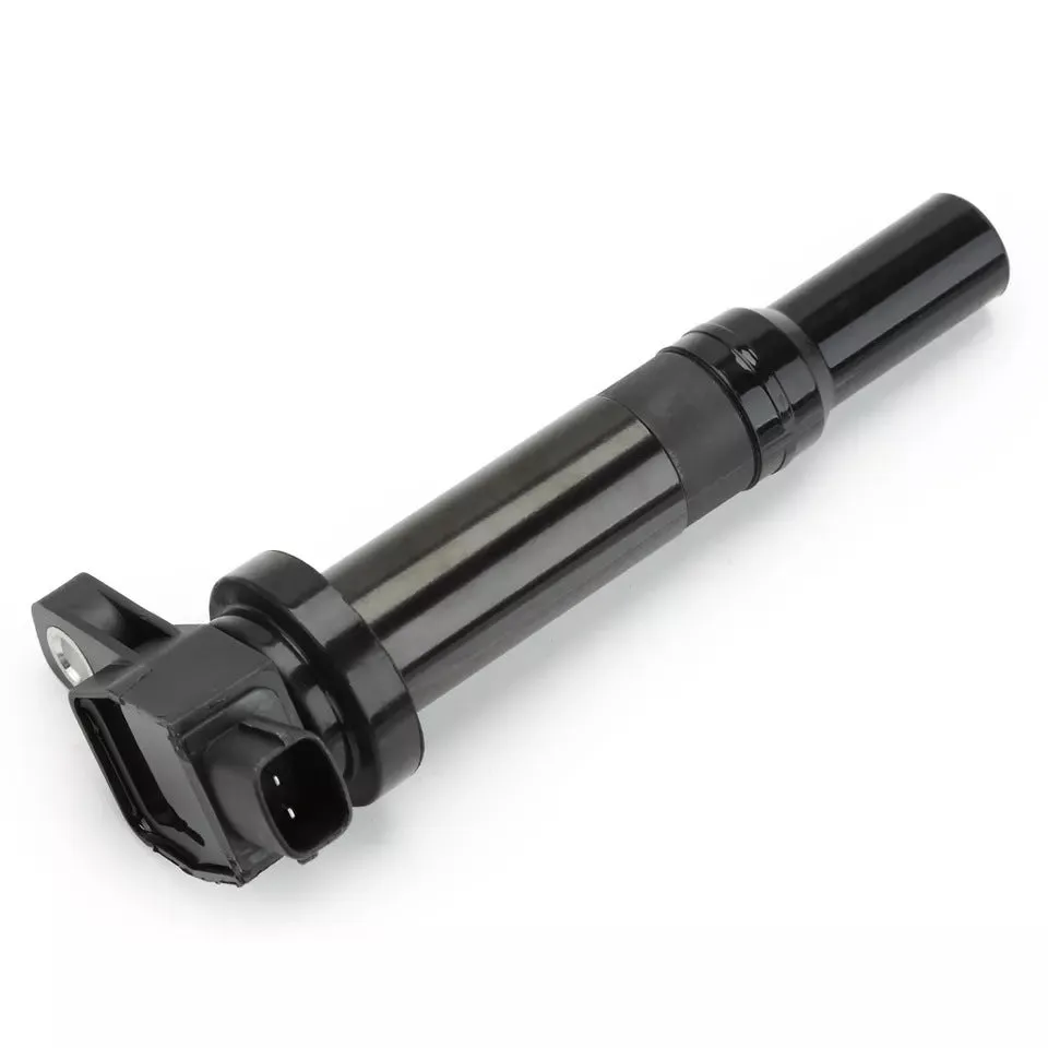 Black DQ9101E type ignition coil for Hyundai 4-cylinder engines, part numbers 27301-3E400 and 273013E400.