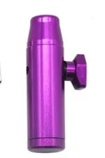 Aluminum cigarette holder metal pipe with flat head design in seven colour options
