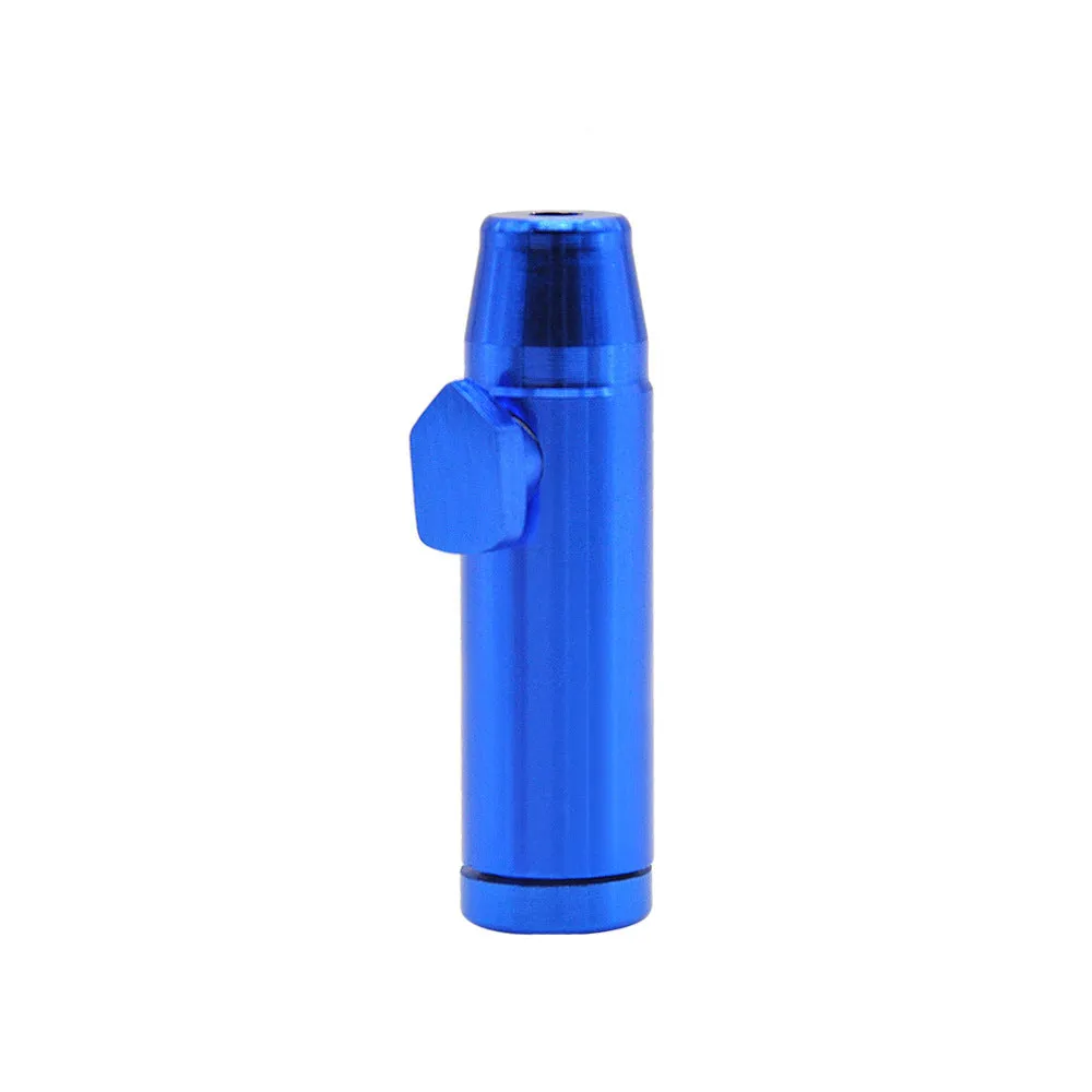 Aluminum cigarette holder metal pipe with flat head design in seven colour options
