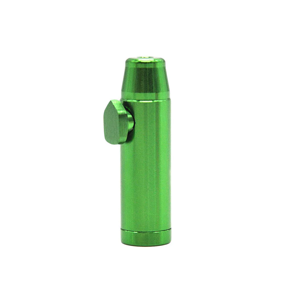 Aluminum cigarette holder metal pipe with flat head design in seven colour options