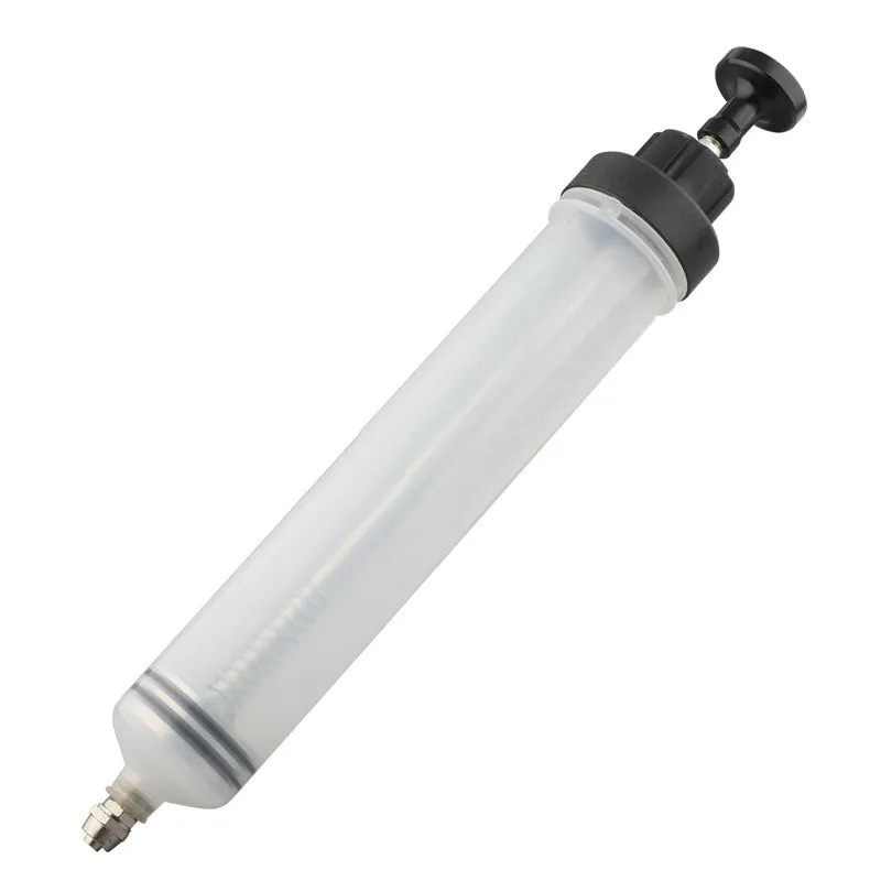Manual oil suction and injection pump with polypropylene barrel in three capacity sizes