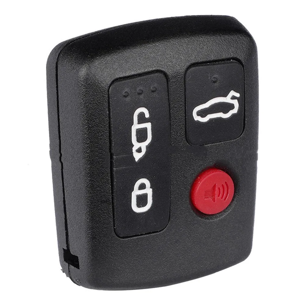 Ford car remote key fob replacement shell in ABS plastic, shown in 2-button and 3-button styles.