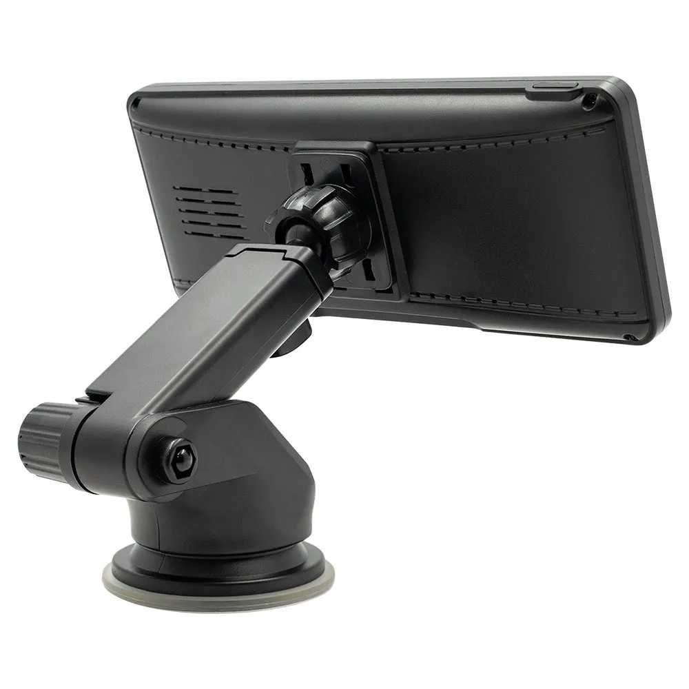 Portable wireless car-mounted video player with 6.86-inch IPS screen showing multimedia display