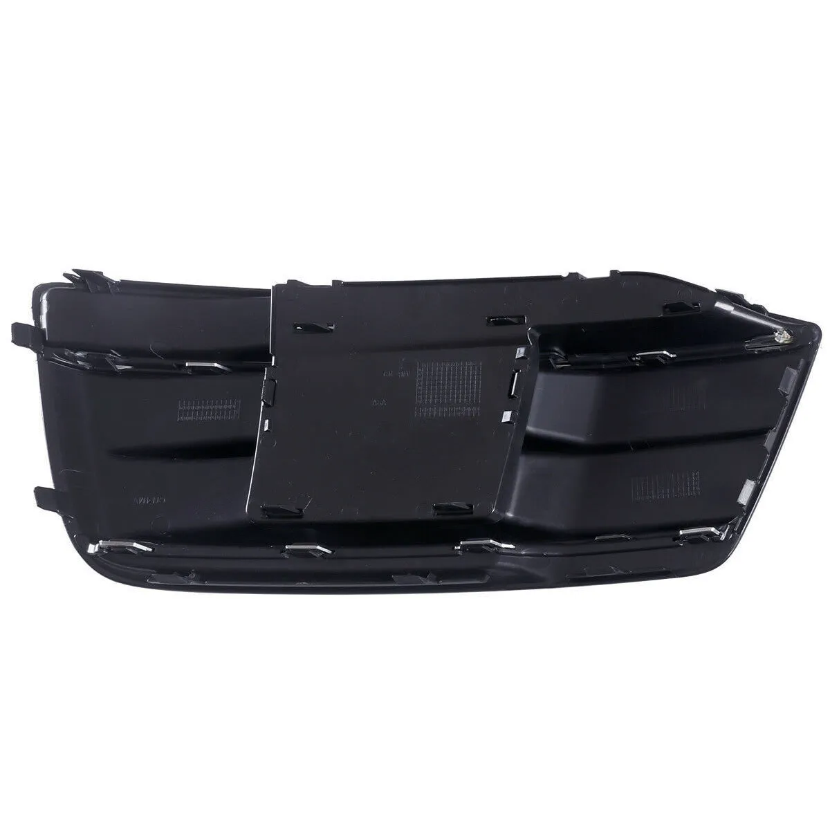 Audi Q5 2018-2022 replacement front bumper lower grille and fog light frame in black ABS plastic