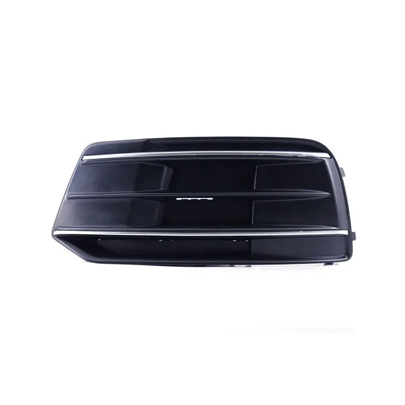 Audi Q5 2018-2022 replacement front bumper lower grille and fog light frame in black ABS plastic
