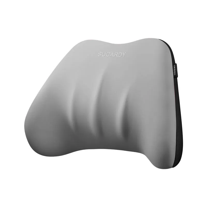 Memory foam car cushion with lumbar and neck support in various colour options