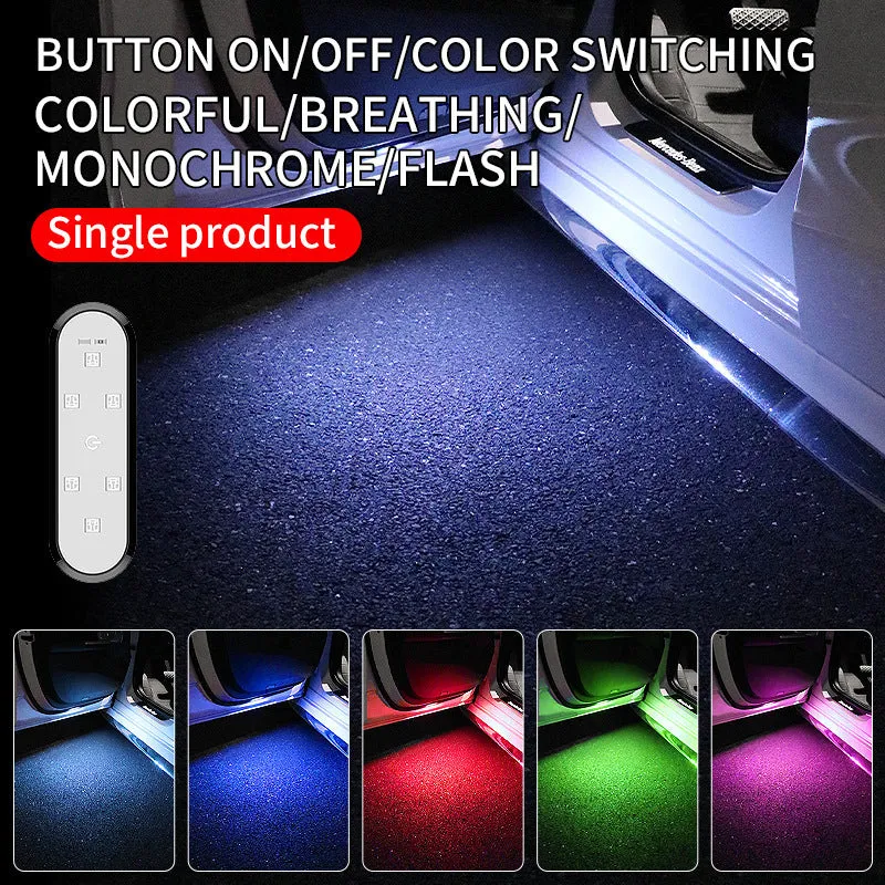 LED car warning door light with ABS plastic housing for anti-collision protection