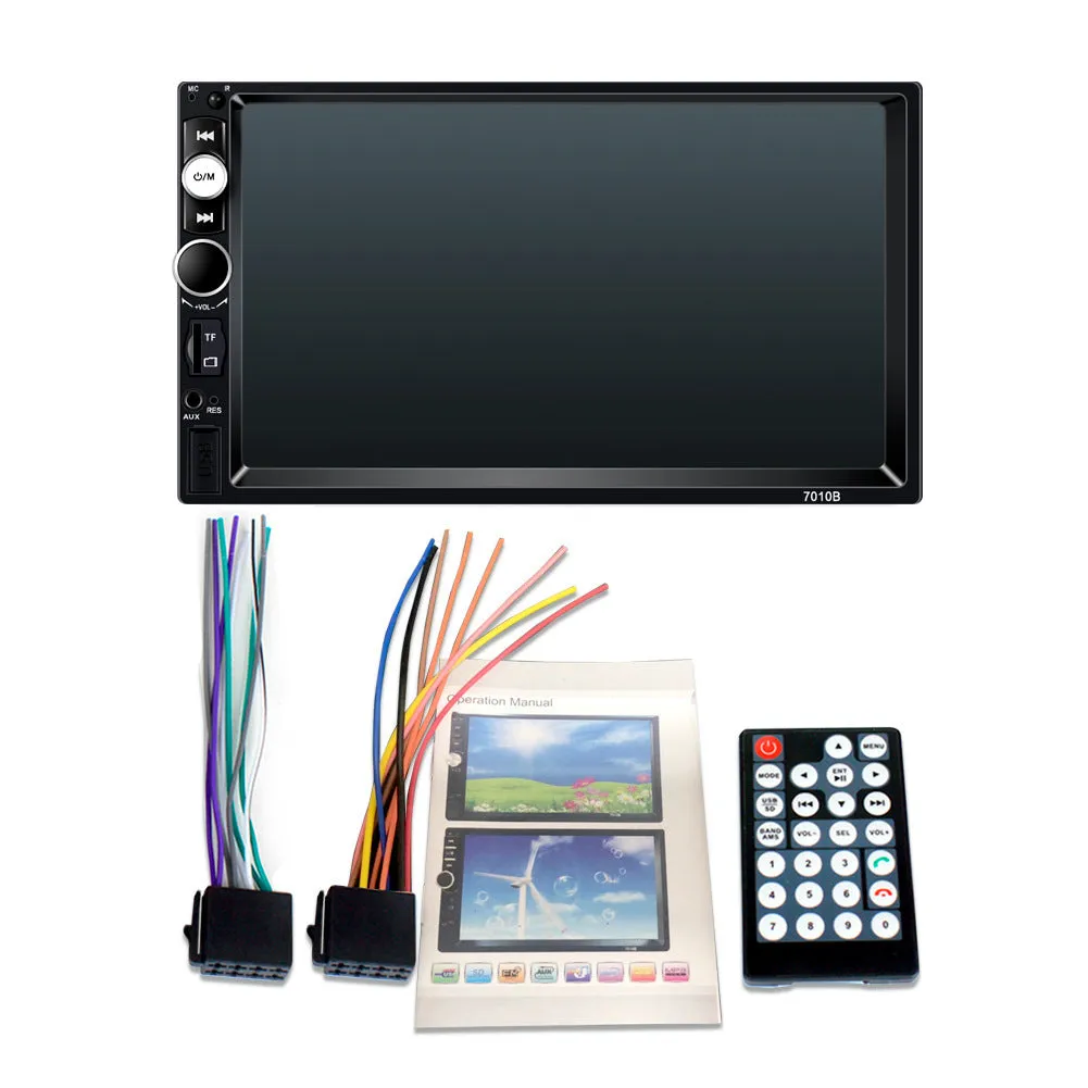 7-inch Bluetooth car player with LCD screen for vehicle audio upgrade with hands-free calling