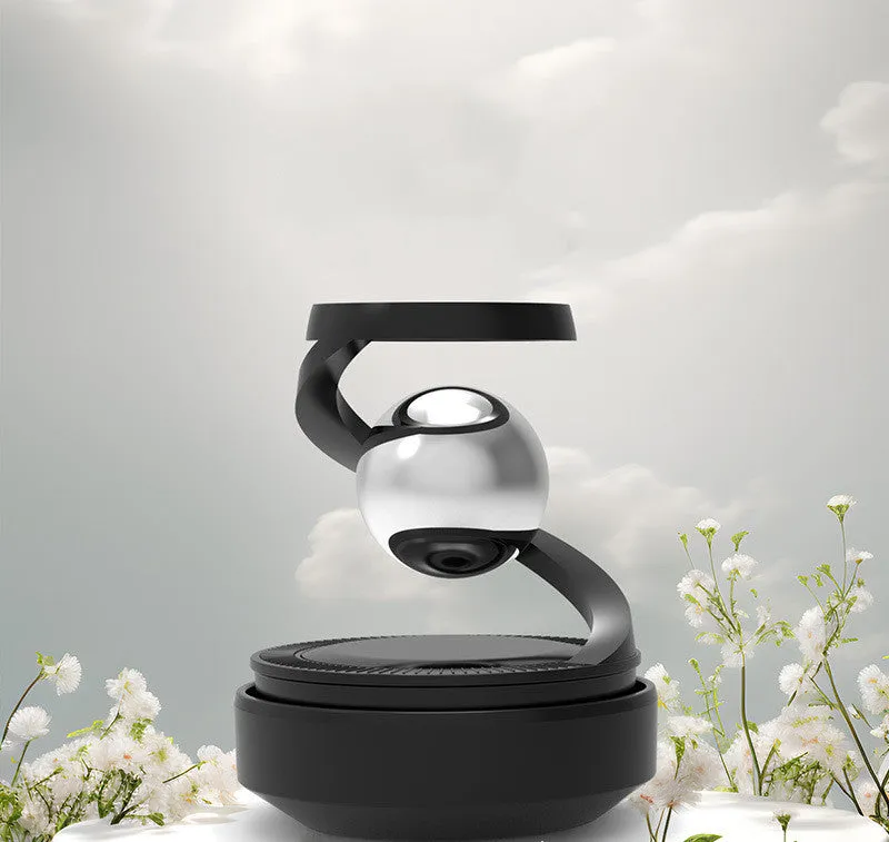 Solar-powered car hanging ornament in Gulong or Ocean colour, showing 65mm by 81mm dimensions.